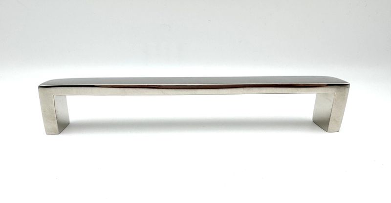 Heritage Brass 6&quot; Wide Metro Cabinet Pull Handle - Polished Nickel (CLEARANCE)