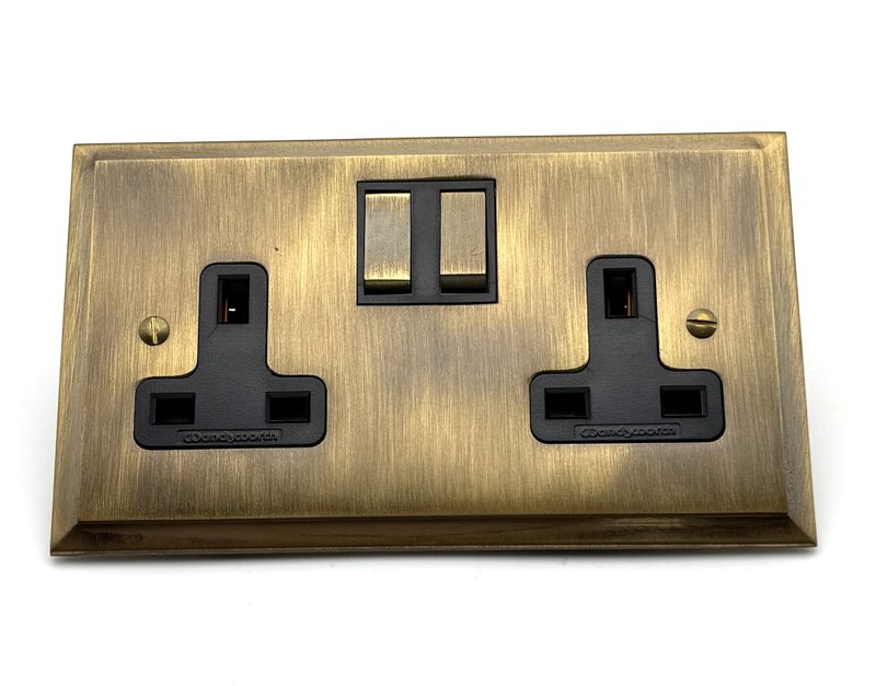 Prima Tudor 2 Gang Socket