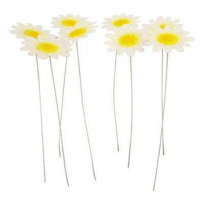Small Metal Daisy Garden Stake Flowers