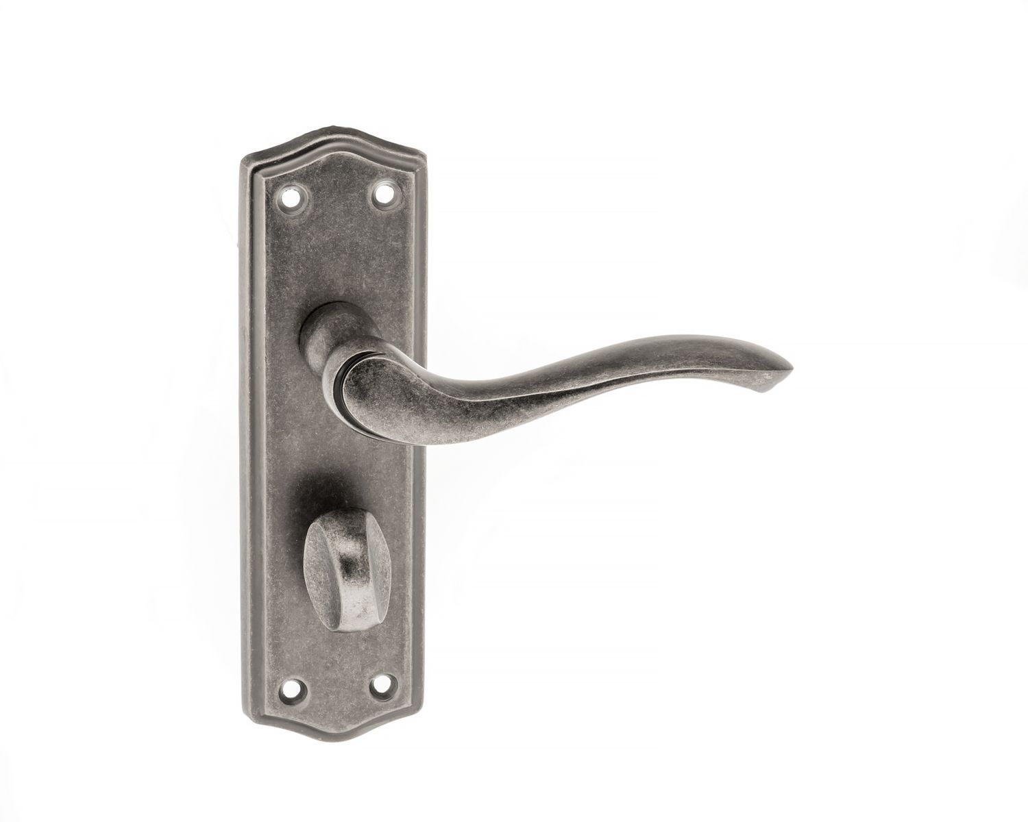 Old English Warwick on Backplate Lever Bathroom - Atlantic Architectural Hardware OE178WCDS - ONLINE EXCLUSIVE PRICE