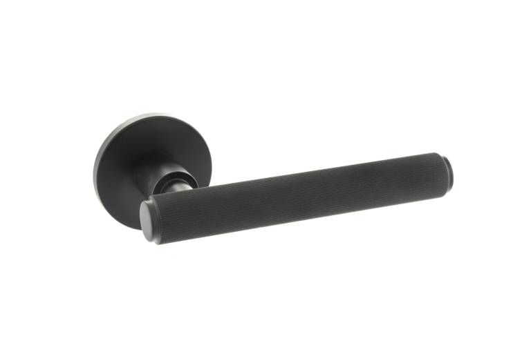MHSR250MB Millhouse Brass Stephenson Knurled Lever Handle - Matt Black – Atlantic Architectural Hardware - ONLINE EXCLUSIVE PRICE