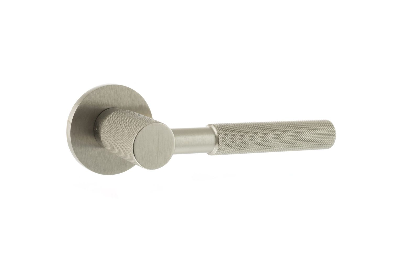 MHSR500SN Millhouse Brass Mason Knurled Lever Door Handle – Atlantic Architectural Hardware – ONLINE EXCLUSIVE PRICE