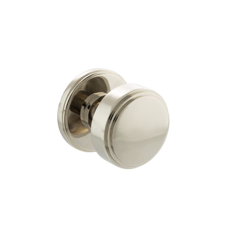 MH350SMKPN Millhouse Brass Boulton Brass Stepped Mortice Knob on Concealed Fix Rose - ONLINE EXCLUSIVE PRICE