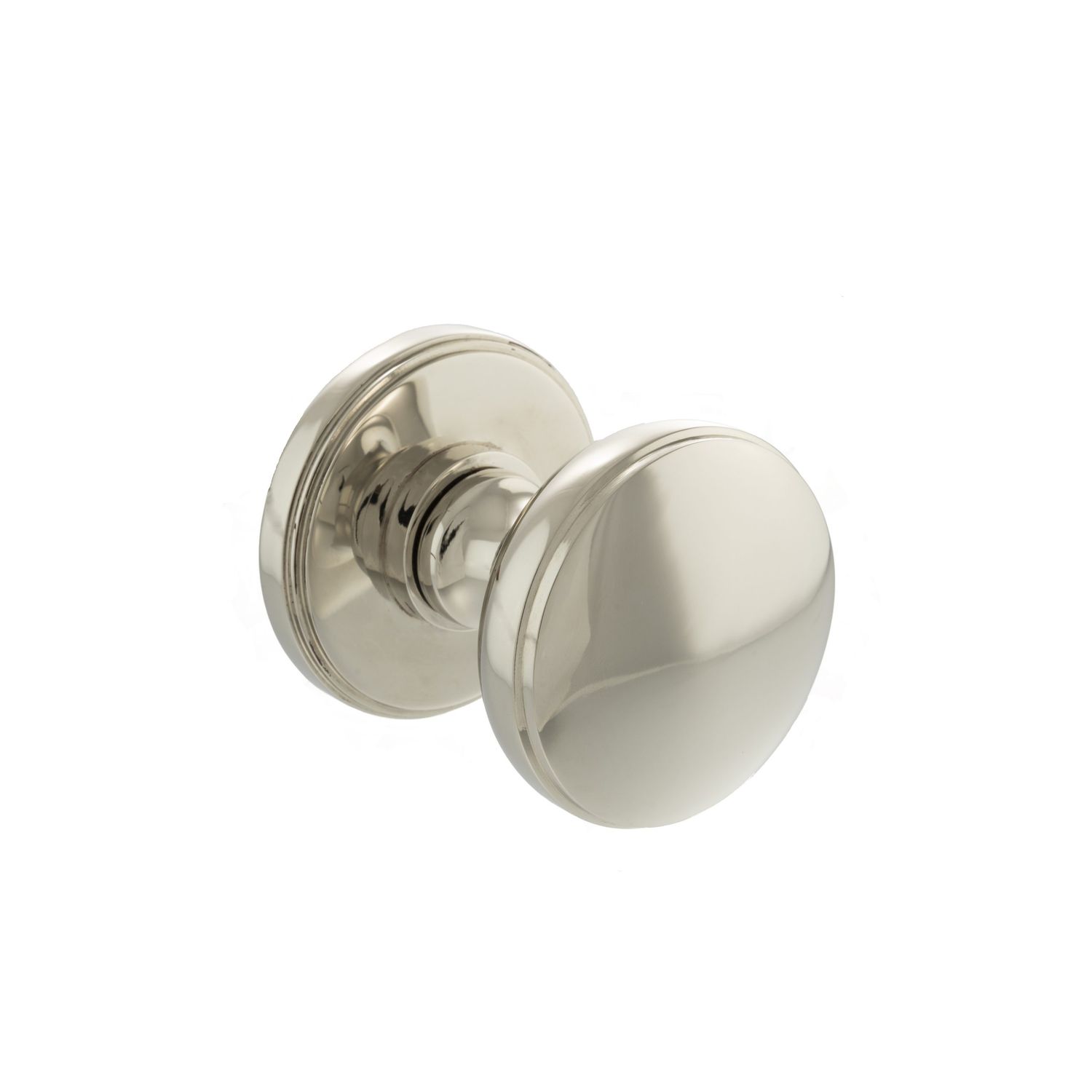 MH400DMKPN Millhouse Brass Edison Solid Brass Domed Mortice Knob on Concealed Fix Rose - ONLINE EXCLUSIVE PRICE
