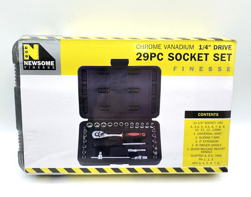 29 Piece  1/4in Drive Socket Set