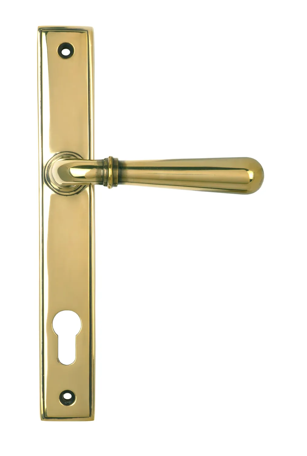 From The Anvil Newbury Slimline Lever Espag lock Set - Aged Brass **ONLINE EXCLUSIVE PRICE**
