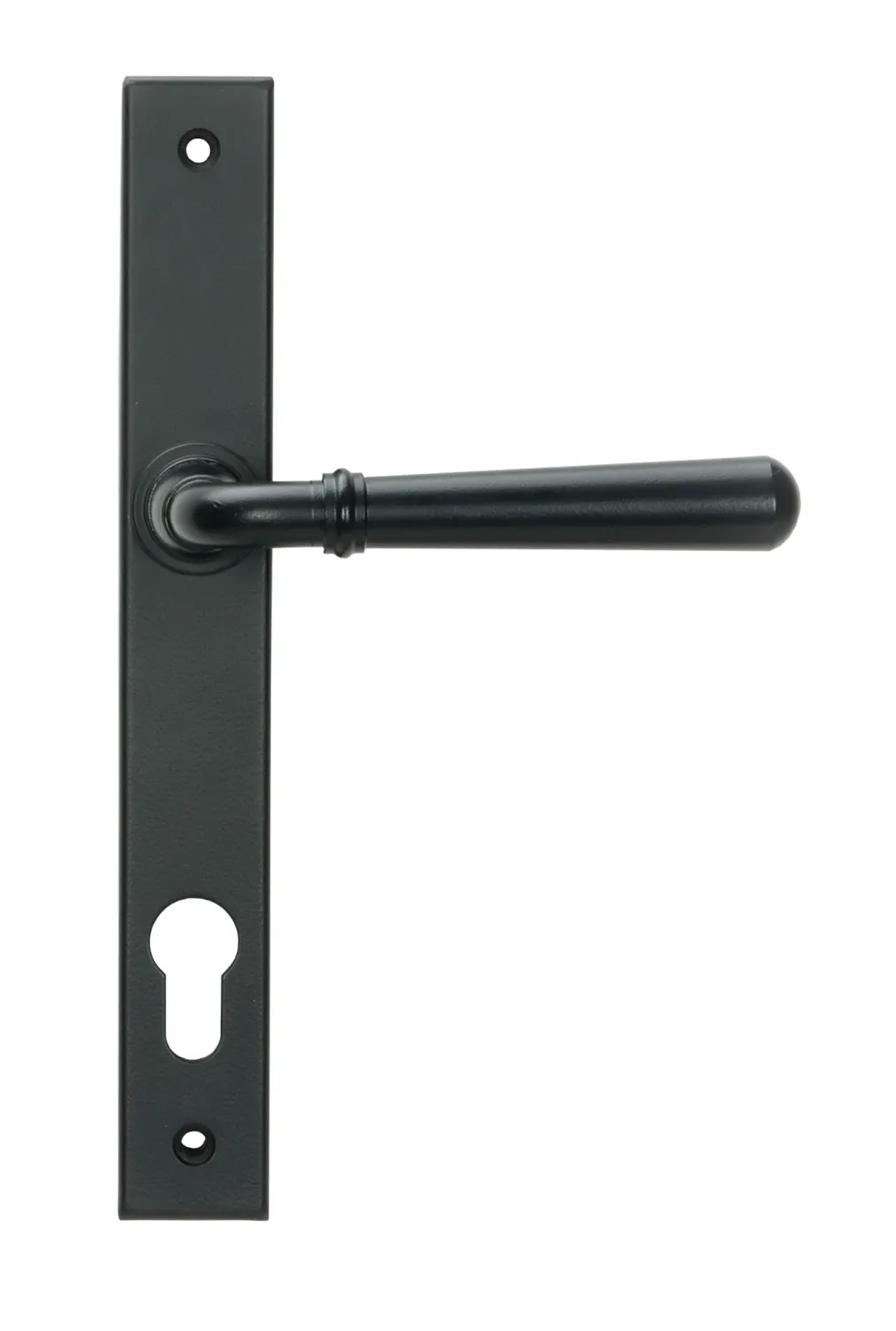 From The Anvil Newbury Slimline Lever Espag Lock Set - Matt Black **ONLINE EXCLUSIVE PRICE**