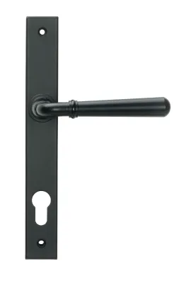 From The Anvil Newbury Slimline Lever Espag Lock Set - Matt Black **ONLINE EXCLUSIVE PRICE**