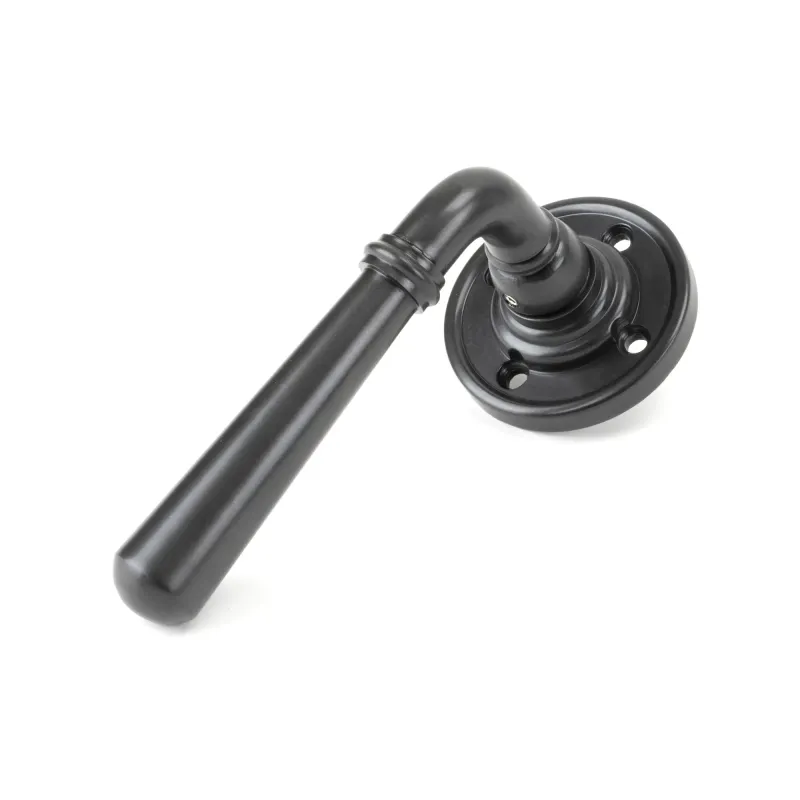 From The Anvil Newbury Lever on Rose Set - Sprung - Aged Bronze **ONLINE EXCLUSIVE PRICE**