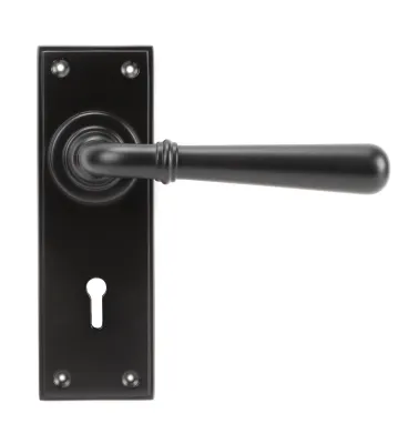 From The Anvil Newbury Lever Lock Set - Aged Bronze **ONLINE EXCLUSIVE PRICE**