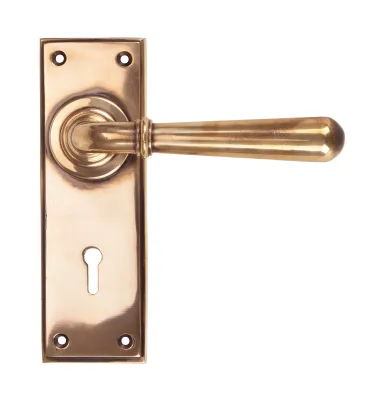 From The Anvil Newbury Lever Lock Set - Polished Bronze **ONLINE EXCLUSIVE PRICE**