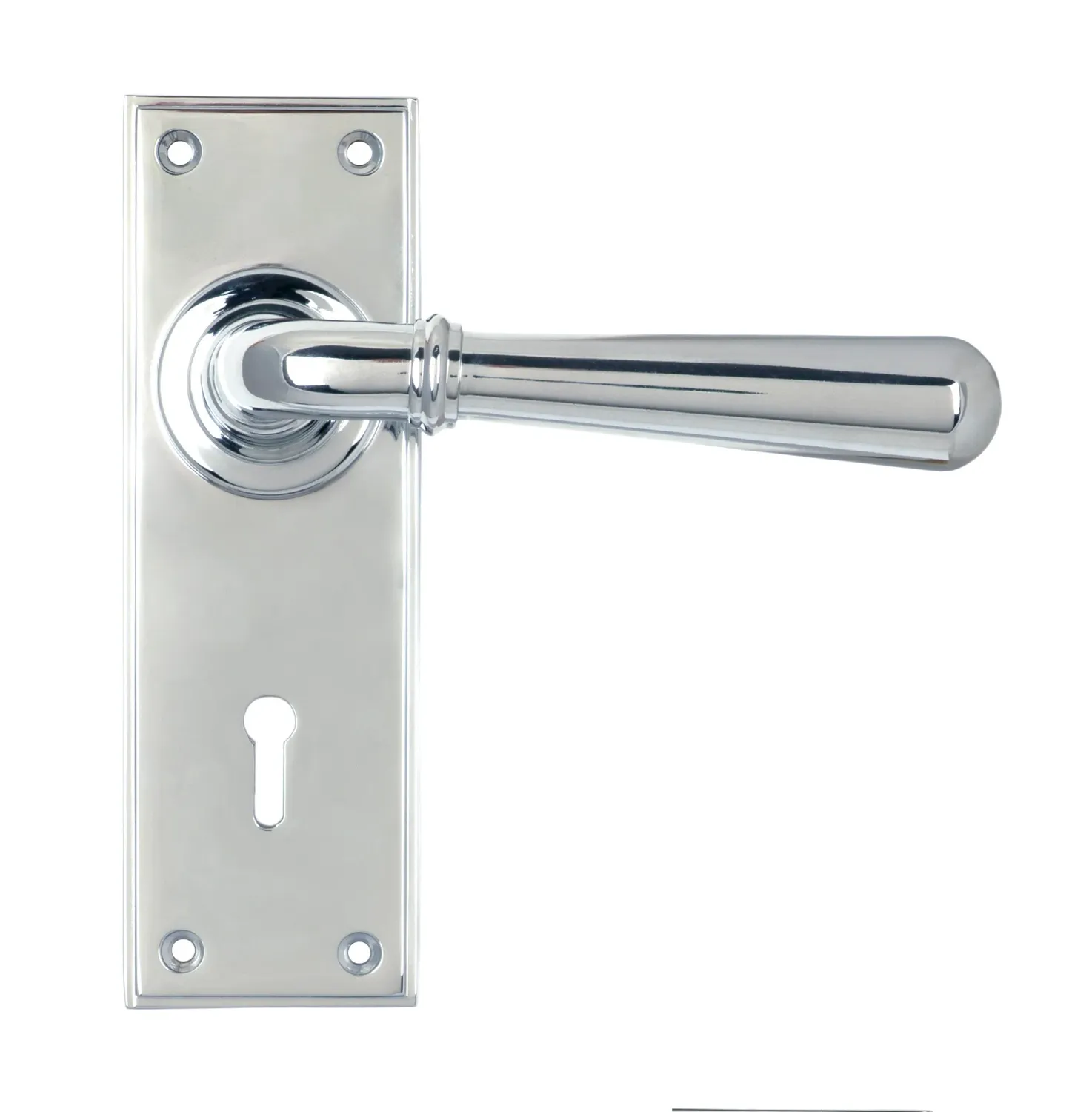 From The Anvil Newbury Lever Lock Set - Polished Chrome **ONLINE EXCLUSIVE PRICE**