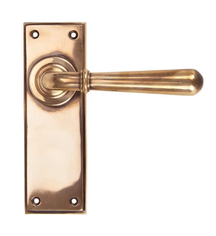 From The Anvil Newbury Lever Latch Set - Polished Bronze **ONLINE EXCLUSIVE PRICE**