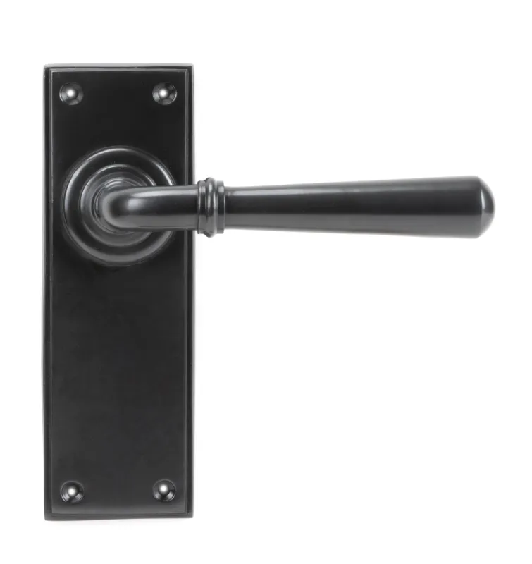 From The Anvil Newbury Lever Latch Set - Aged Bronze **ONLINE EXCLUSIVE PRICE**