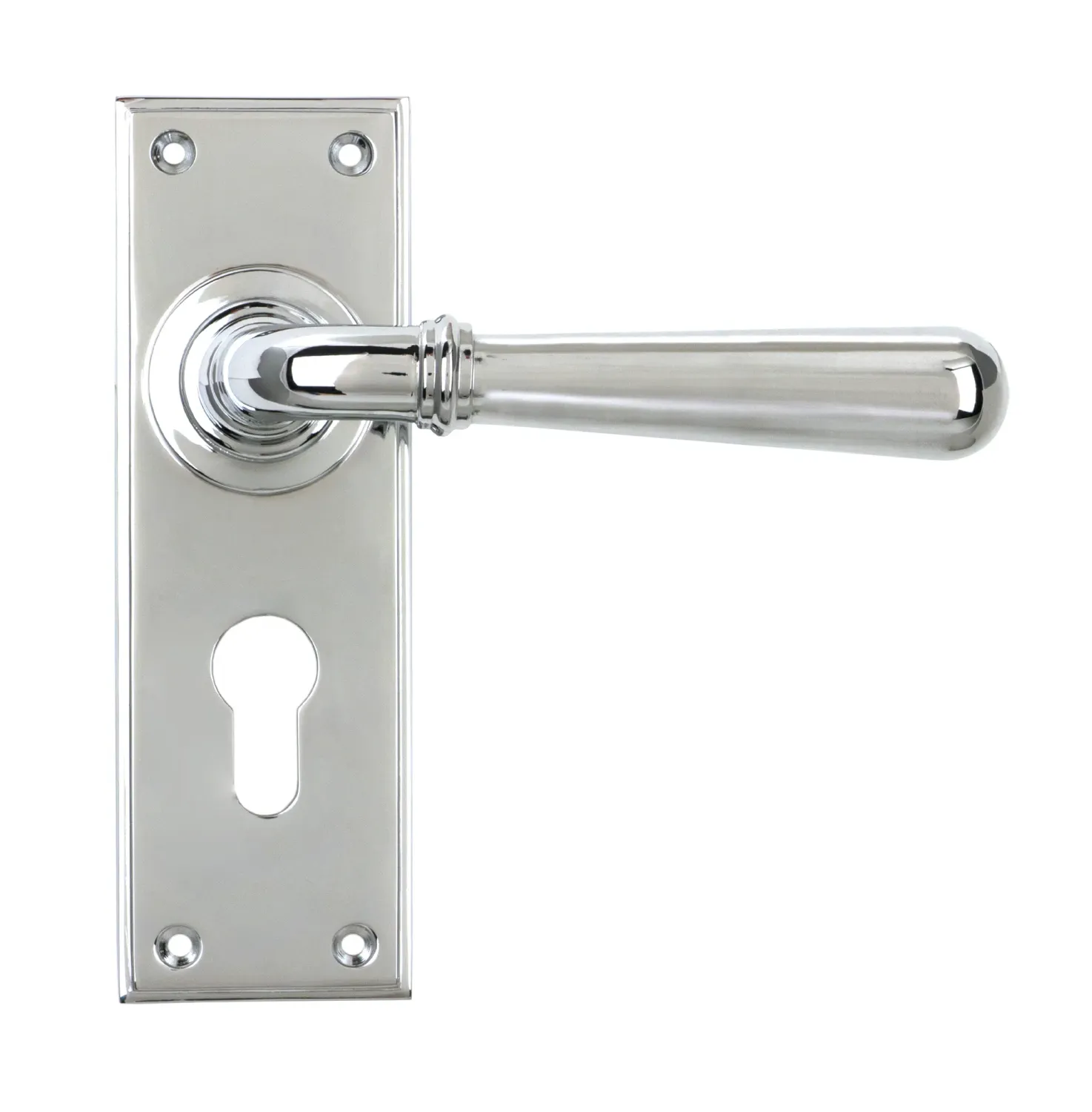 From The Anvil Newbury Lever Euro Set - Polished Chrome  **ONLINE EXCLUSIVE PRICE**