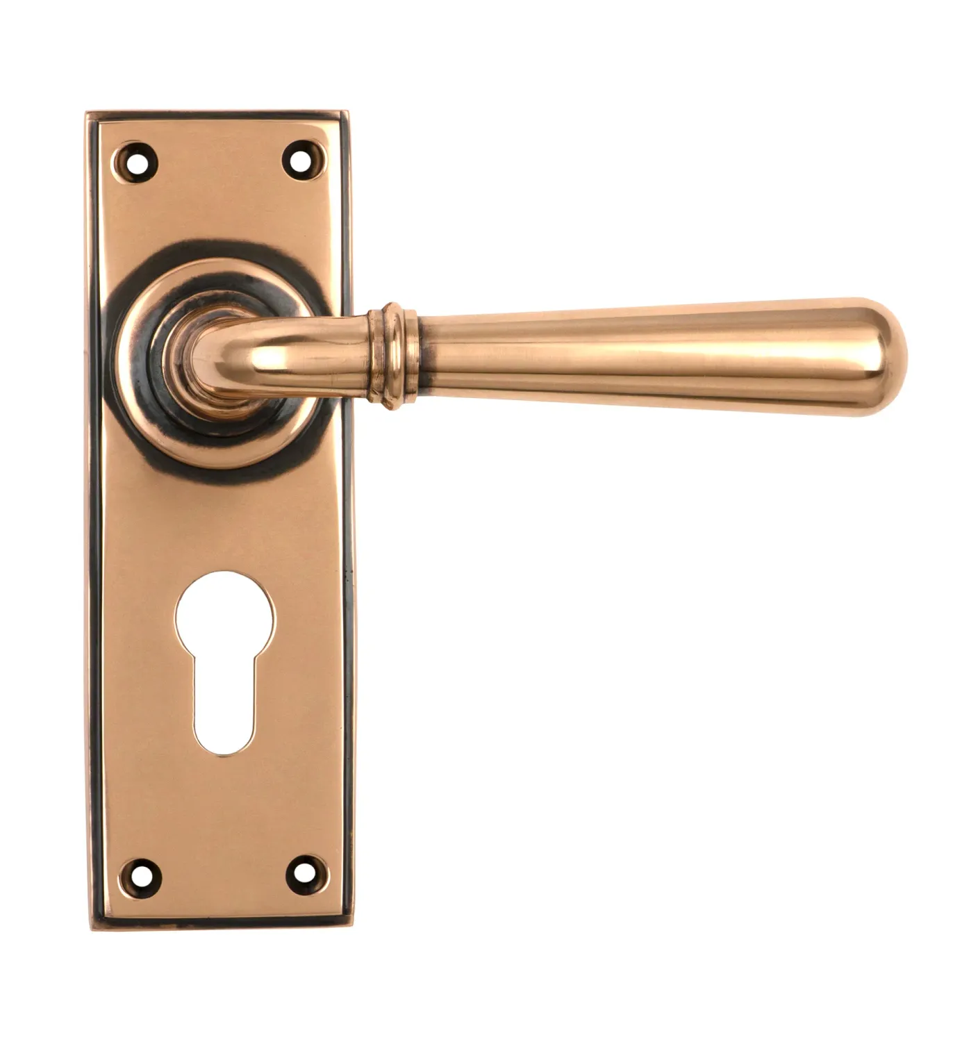 From The Anvil Newbury Lever Euro Set - Polished Bronze **ONLINE EXCLUSIVE PRICE**