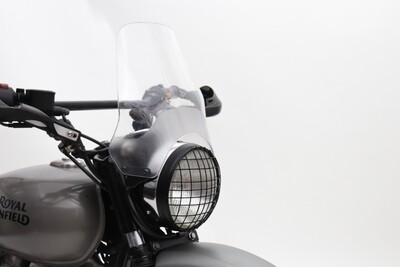Windshield with mounts for Royal Enfield