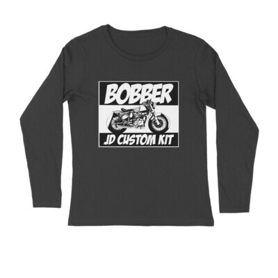Men Long Sleeve Round Neck T-Shirt Bobber Kit