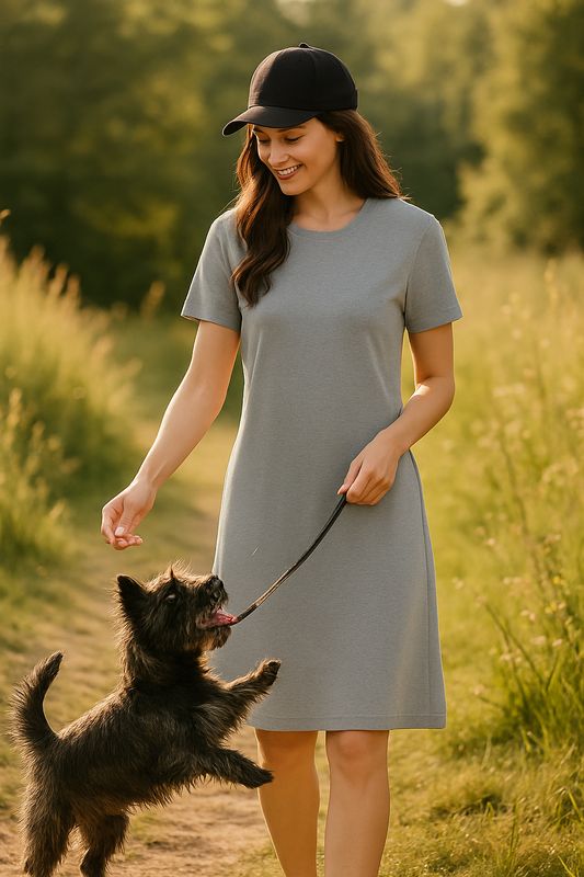Zomerjurk – “Joy Dress” - Grey