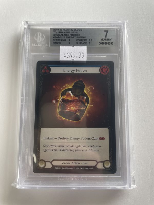BGS - 7 2019-20 Flesh &amp; Blood Tournament Legal Special Use Promos #FAB012P Energy Potion