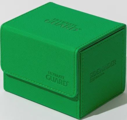 Green Monocolor Sidewinder Ultimate Guard Deck Box