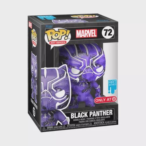 #72 Black Panther - Black Panther (Art Series) [Target Exclusive] Funkp Pop!