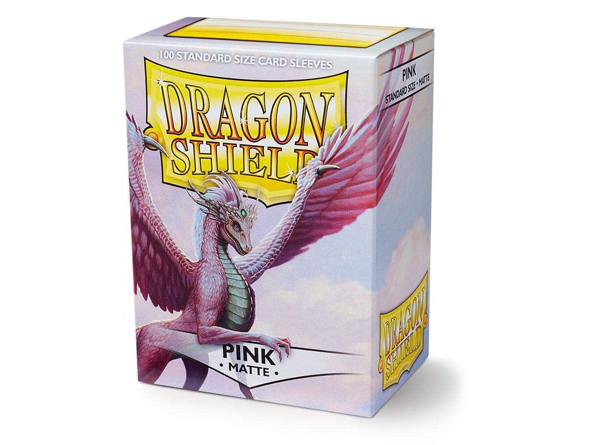 Dragon Shield - Matte Pink - Standard Sized Card Sleeves [100 Count]