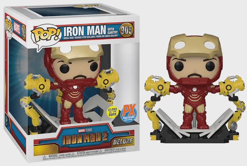 #905 Iron Man w/ Gantry [Glows in the Dark] Funko Pop