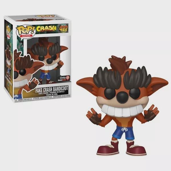 #422 - Crash Bandicoot - Fake Crash Bandicoot [Gamestop Exclusive] - Funko Pop