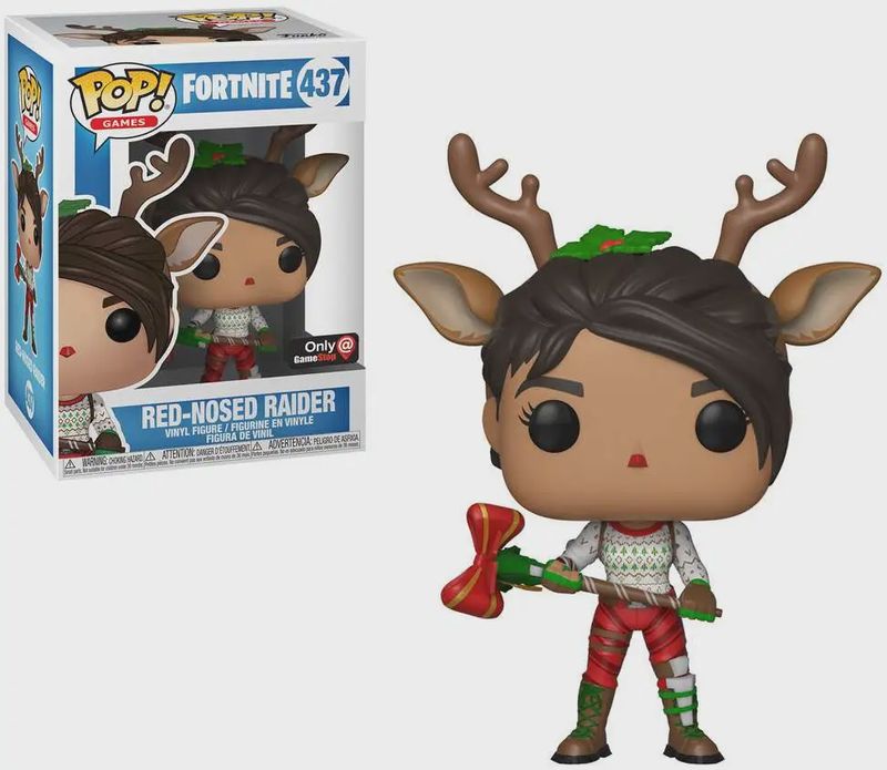 #437 Fortnite - Red-Nosed Raider - Gamestop Exclusive - Funko Pop!