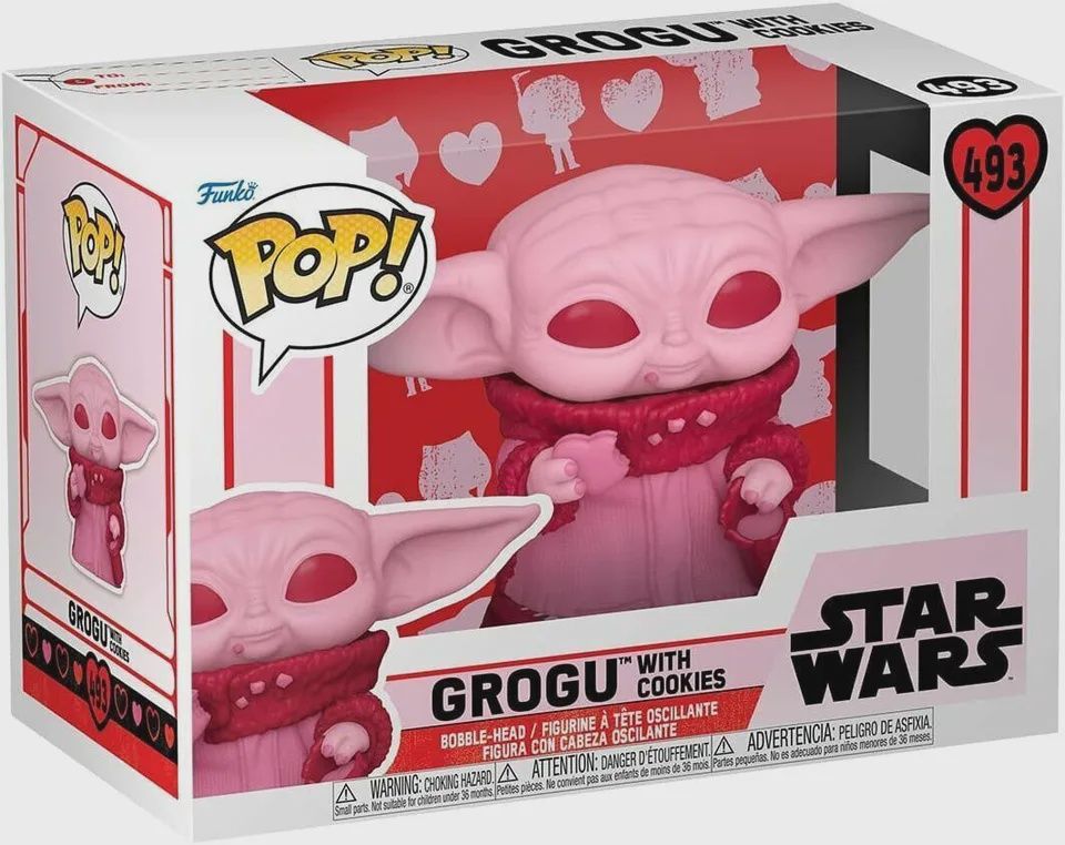 #493 Star Wars - Grogu with Cookies [Valentine&#39;s Day] Funko Pop