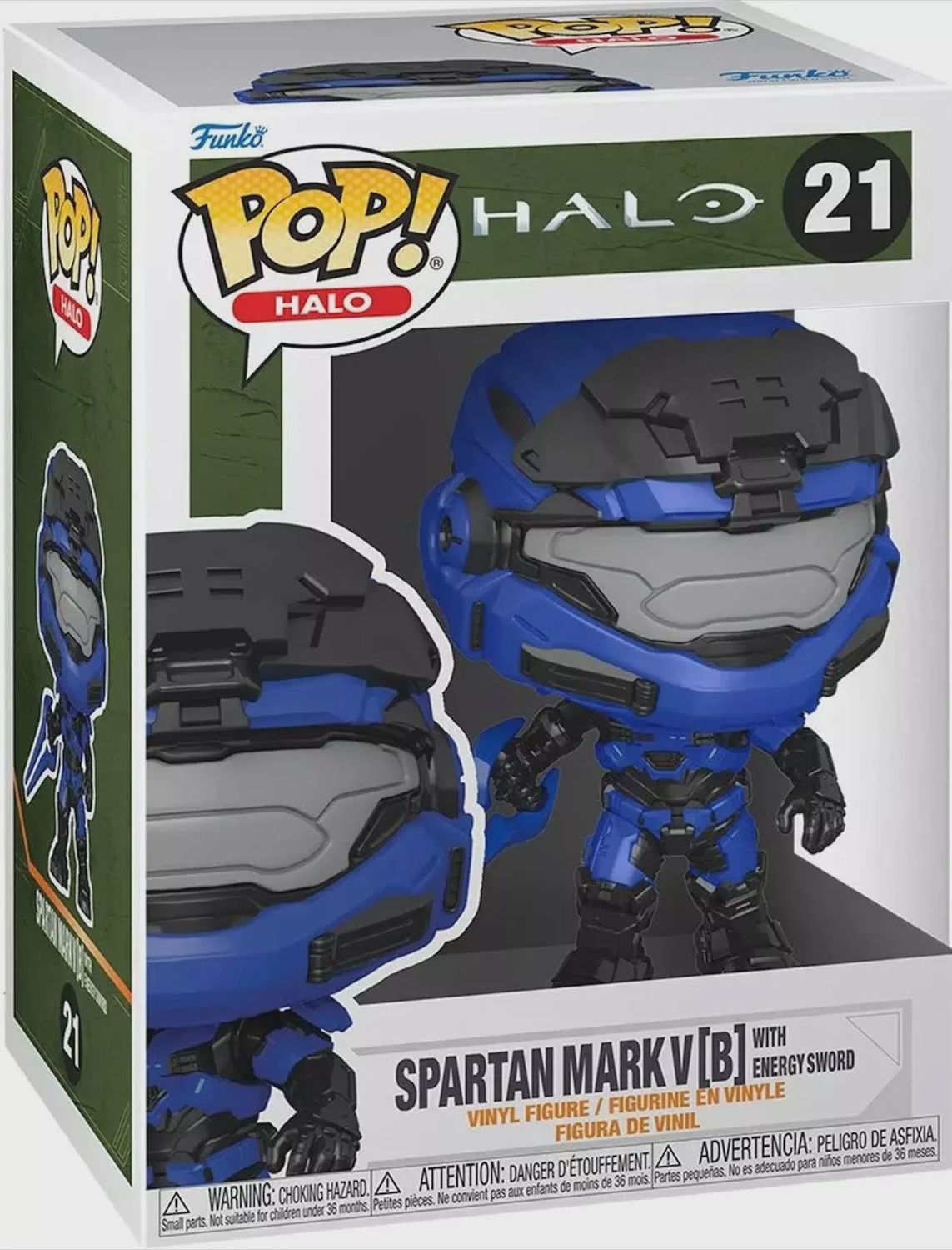 #21 Halo - Spartan Mark V [B] With Energy Sword Funko Pop