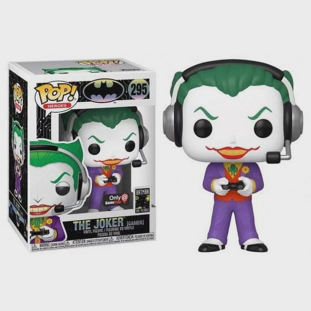 #295 Batman 80 Years - The Joker (Gamer) - Gamestop Exclusive - Funko Pop!