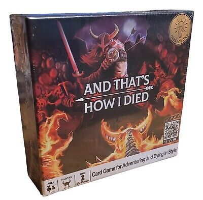 And Thats How I Died - Board Game