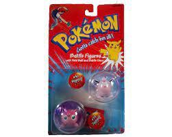 Jigglypuff and Wigglytuff Vintage Pokemon Battle Figures