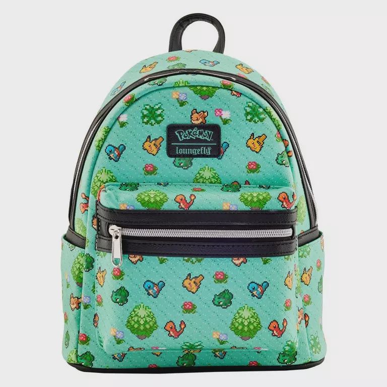 Pokemon Starter Pixel 8-Bit Mini Backpack