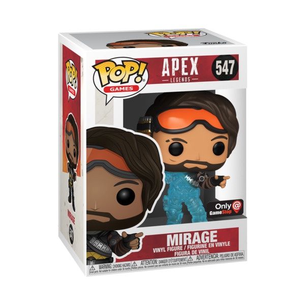 #547 Apex Legends - Mirage - Gamestop Exclusive - Funko Pop!