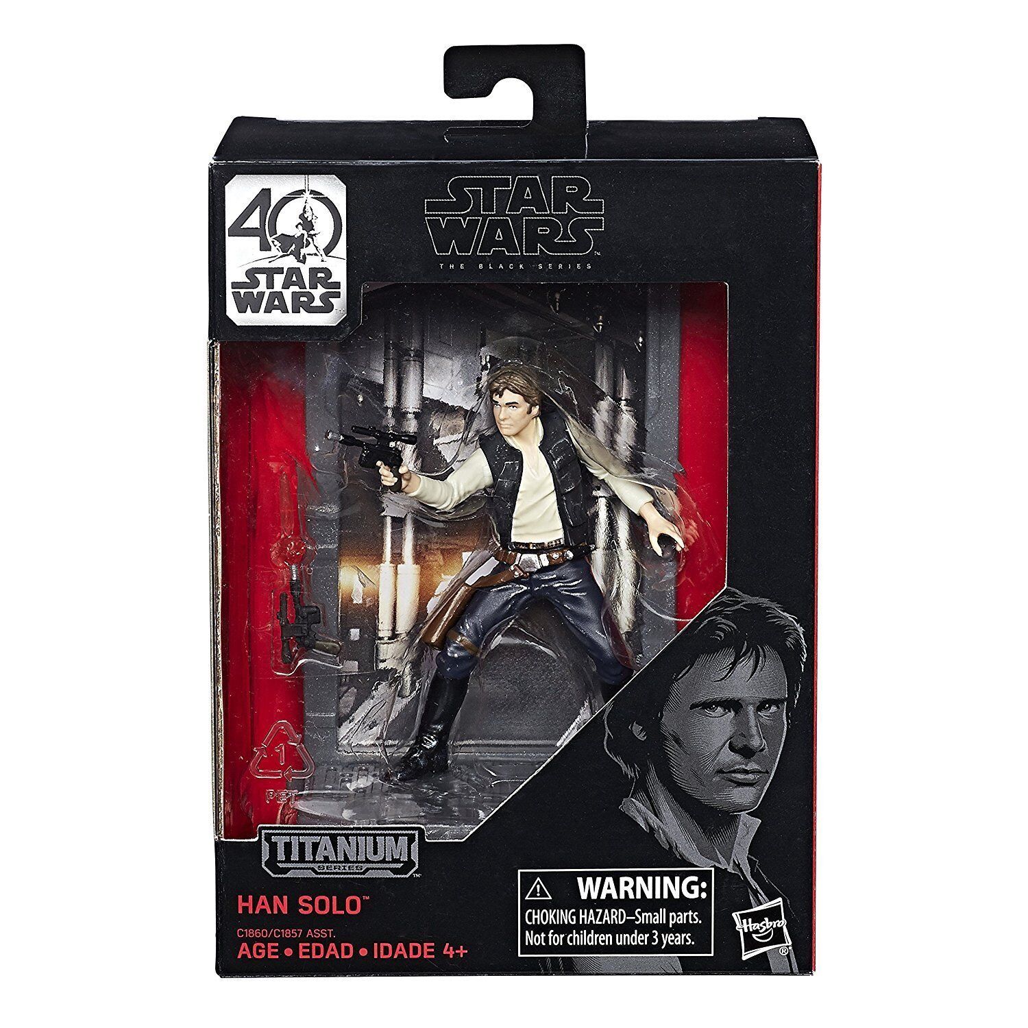 Han Solo Titanium Series Star Wars Black Series Figure
