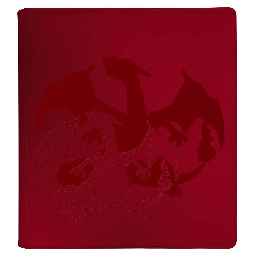 Pokemon - Charizard (RED) - 12 Pocket Ultra Pro Zipper Binder