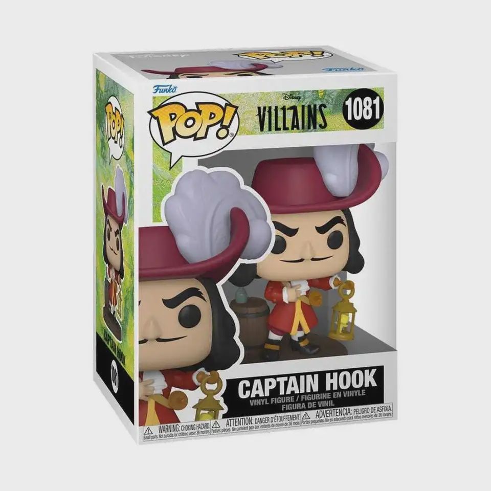 #1081 - Disney Villains - Captain Hook Funko Pop