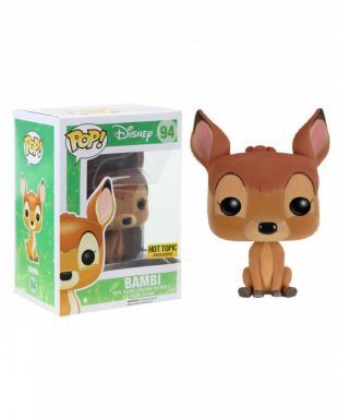 #94 Disney- Bambi (Flocked) - Hot Topic Exclusive - Funko Pop!