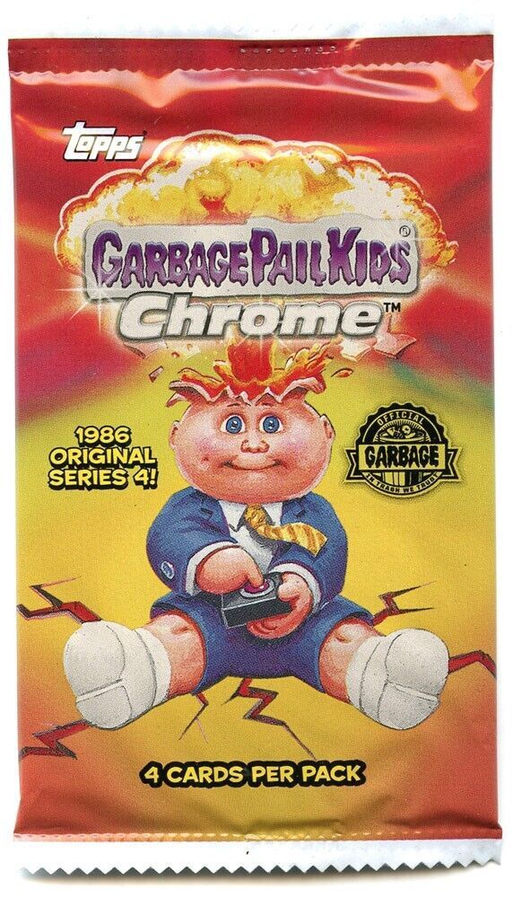 2021 Garbage Pail Kids 4th Chrome Hobby Booster Pack