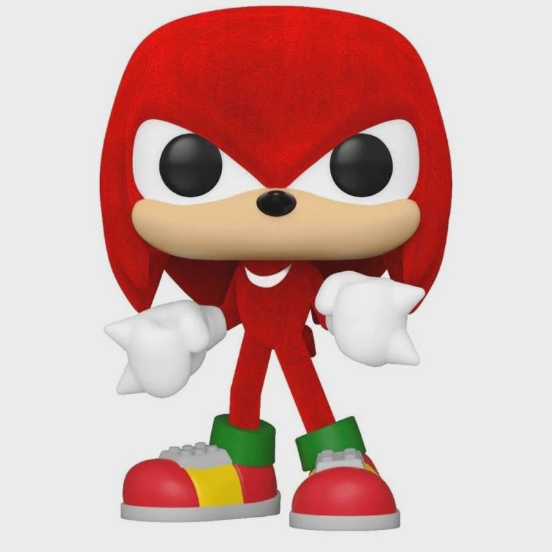 #854 Sonic The Hedgehog - Knuckles (Flocked) - Target Con 2022 - Funko Pop!