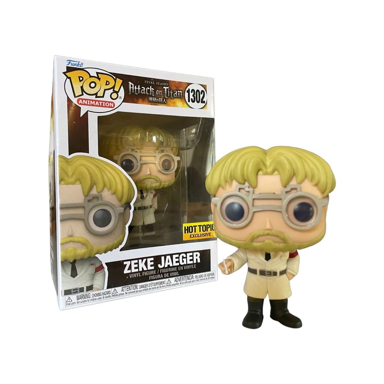 #1302 Zeke Jaeger [Funimation Exclusive] Funko Pop