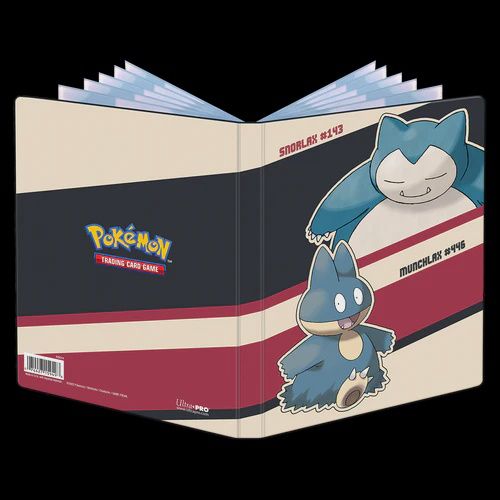 Pokemon - Snorlax/Munchlax - 4 Pocket Pro-Binder Portfolio