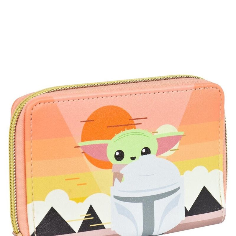 Mandalorian Baby Yoda Wallet 6&quot; x 4&quot;