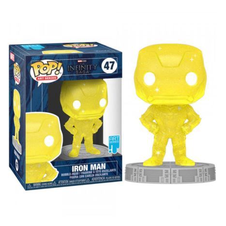 #47 Avengers: Infinity War - Iron Man (Yellow) [Art Series] Funko Pop