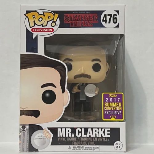 #476 Stranger Things - Mr. Clarke - 2017 Summer Convention Exclusive - Funko Pop!