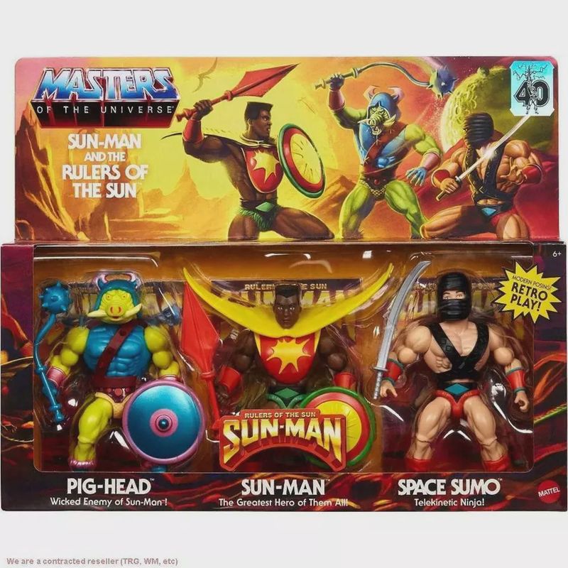 Masters of the Universe - Space Sumo / Sun-Man / Pig-Head Multipack Action Figures