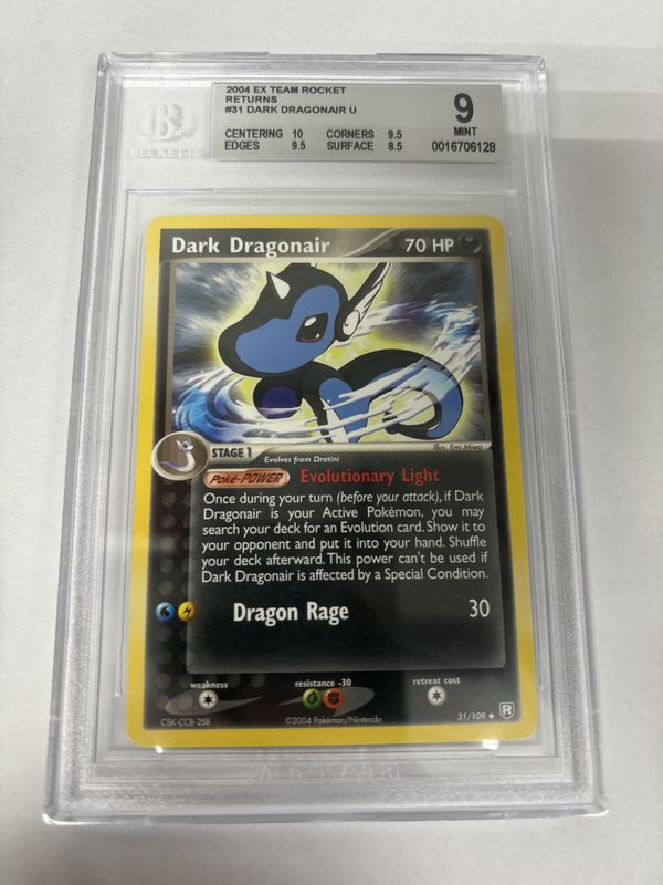 BGS -  9 2004 EX Team Rocket Returns #31 Dark Dragonair U (0016706128)